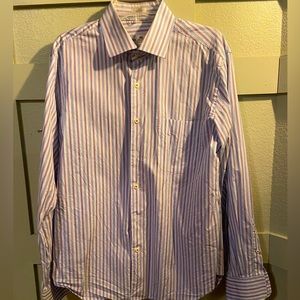 Men’s Peter Millar long sleeve, button-up dress shirt
